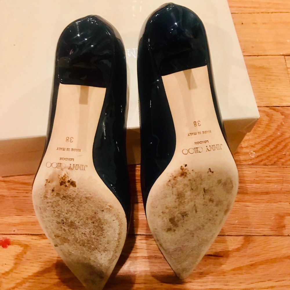 Jimmy choo navy patent aurora pumps - Picture 7 of 8